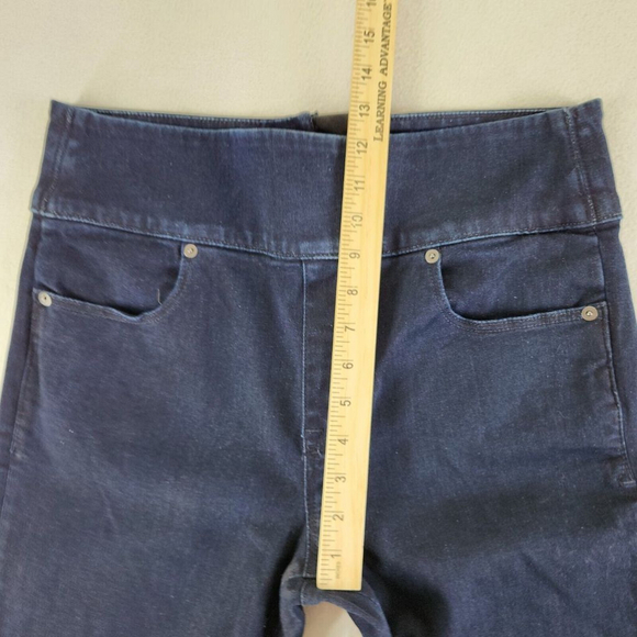 SPANX Women's High Rise Jeans - Dark Blue - Picture 6 of 13